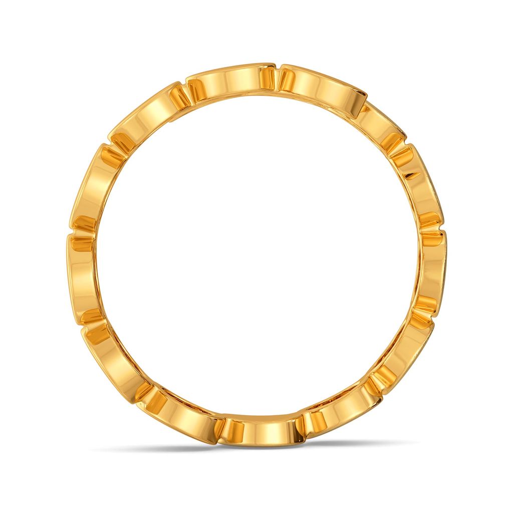 Sequin Meetings Gold Rings image
