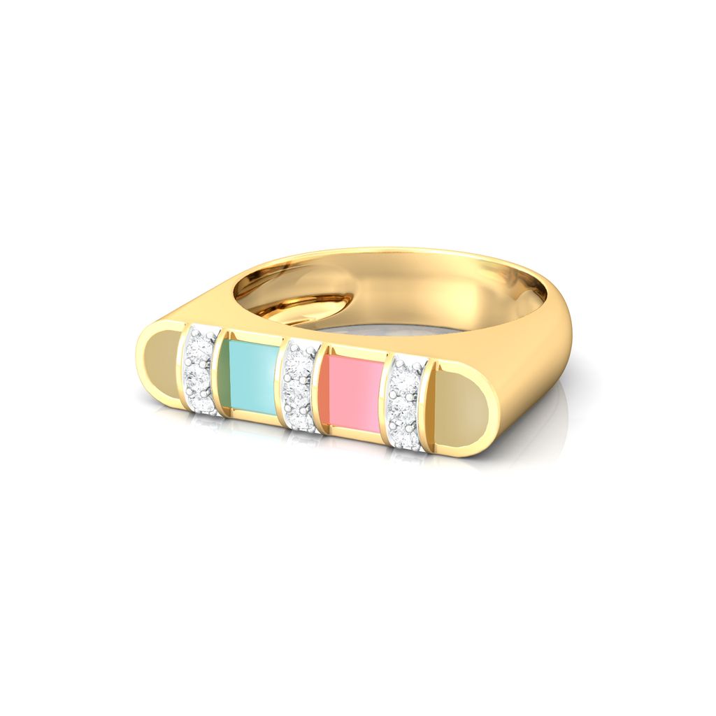 Shell & Sand Diamond Rings image