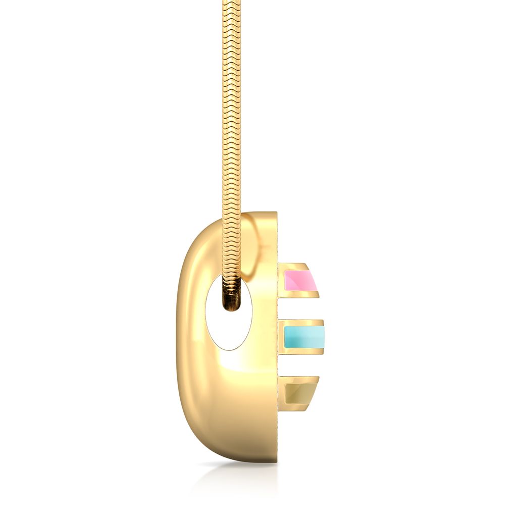 Shell & Sand Diamond Pendants