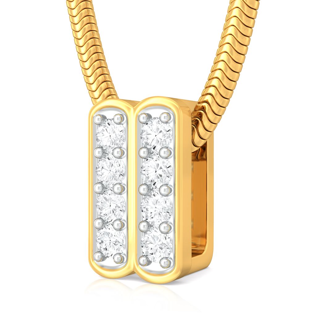 Spots and Stripes Diamond Pendants