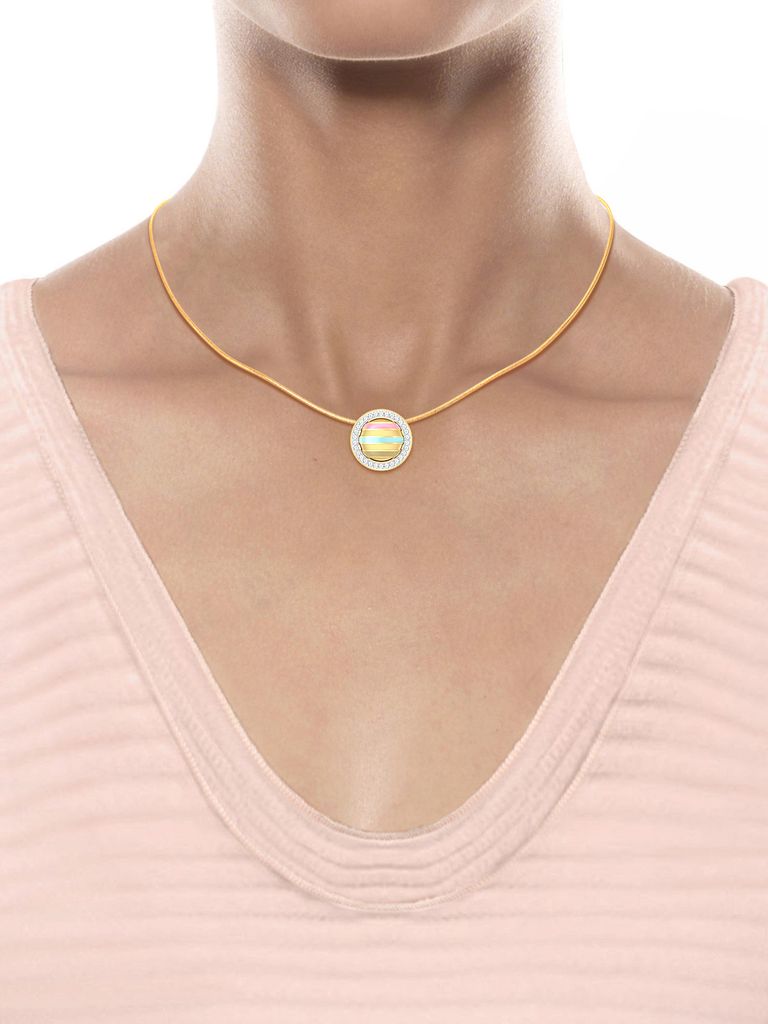 Shell & Sand Diamond Pendants
