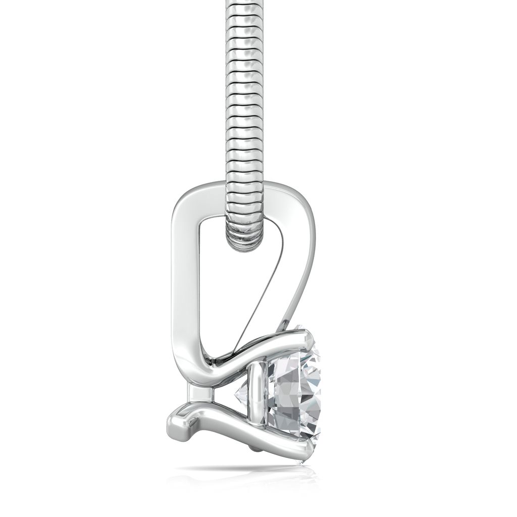 Sassy Solitaire Diamond Pendants