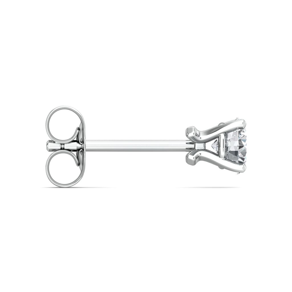 Sassy Solitaire Diamond Earrings