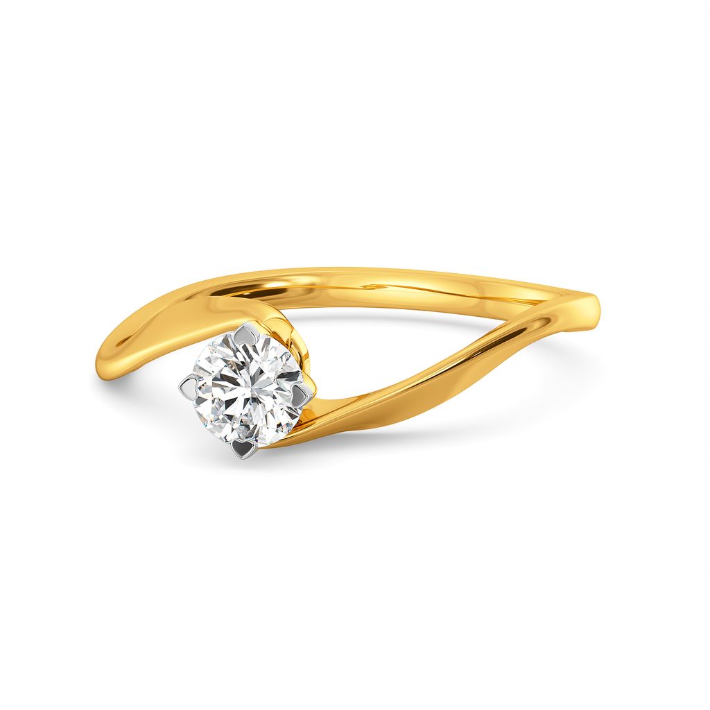 Waves of Love Diamond Rings alternate view 2