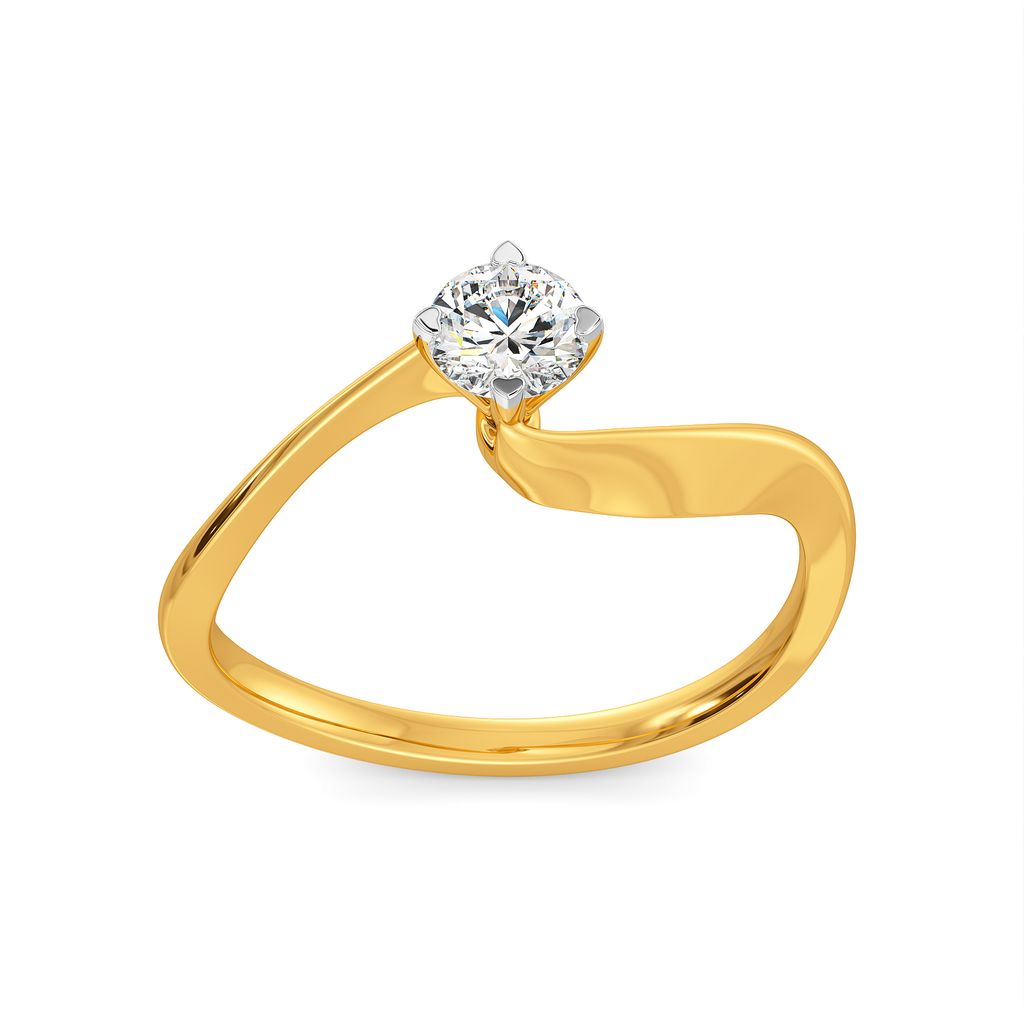 Waves of Love Diamond Rings alternate view 3