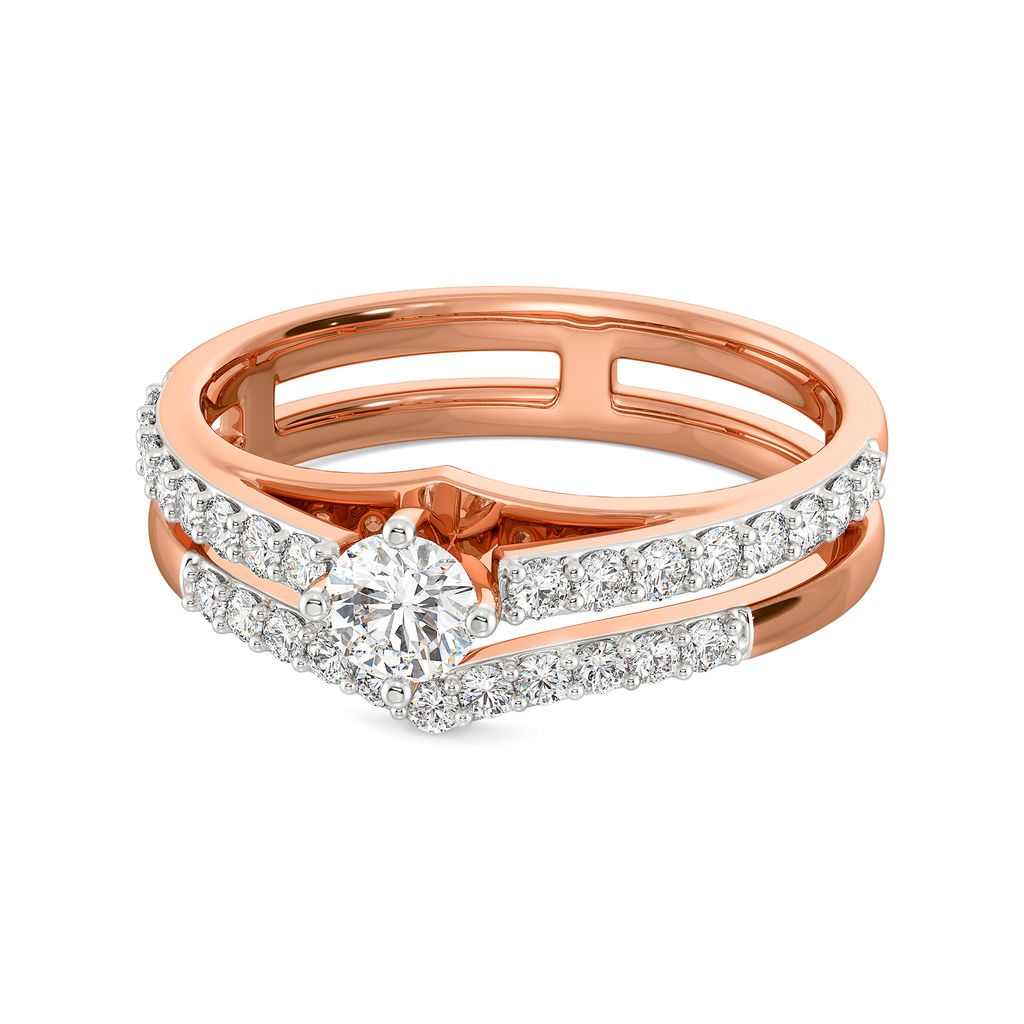 Double Dote Diamond Rings alternate view 2