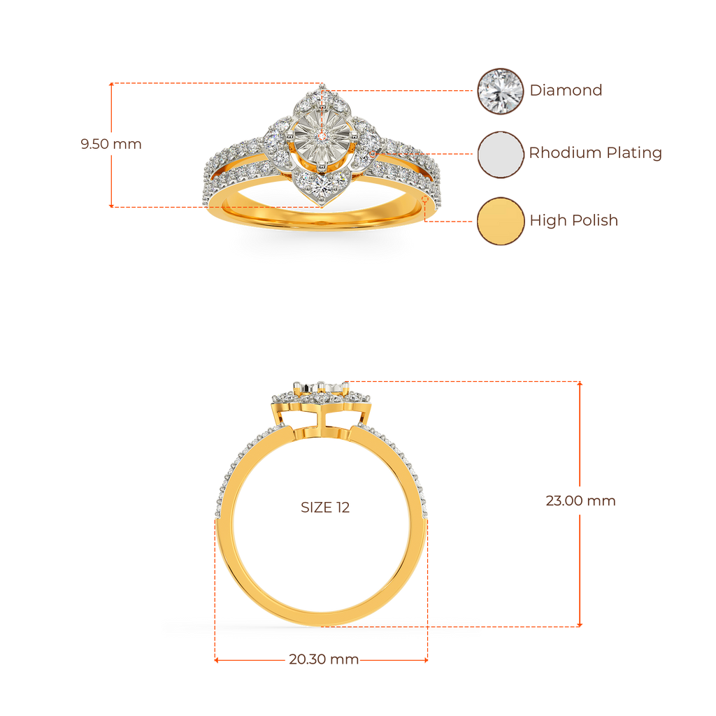 To The Moon Diamond Rings image