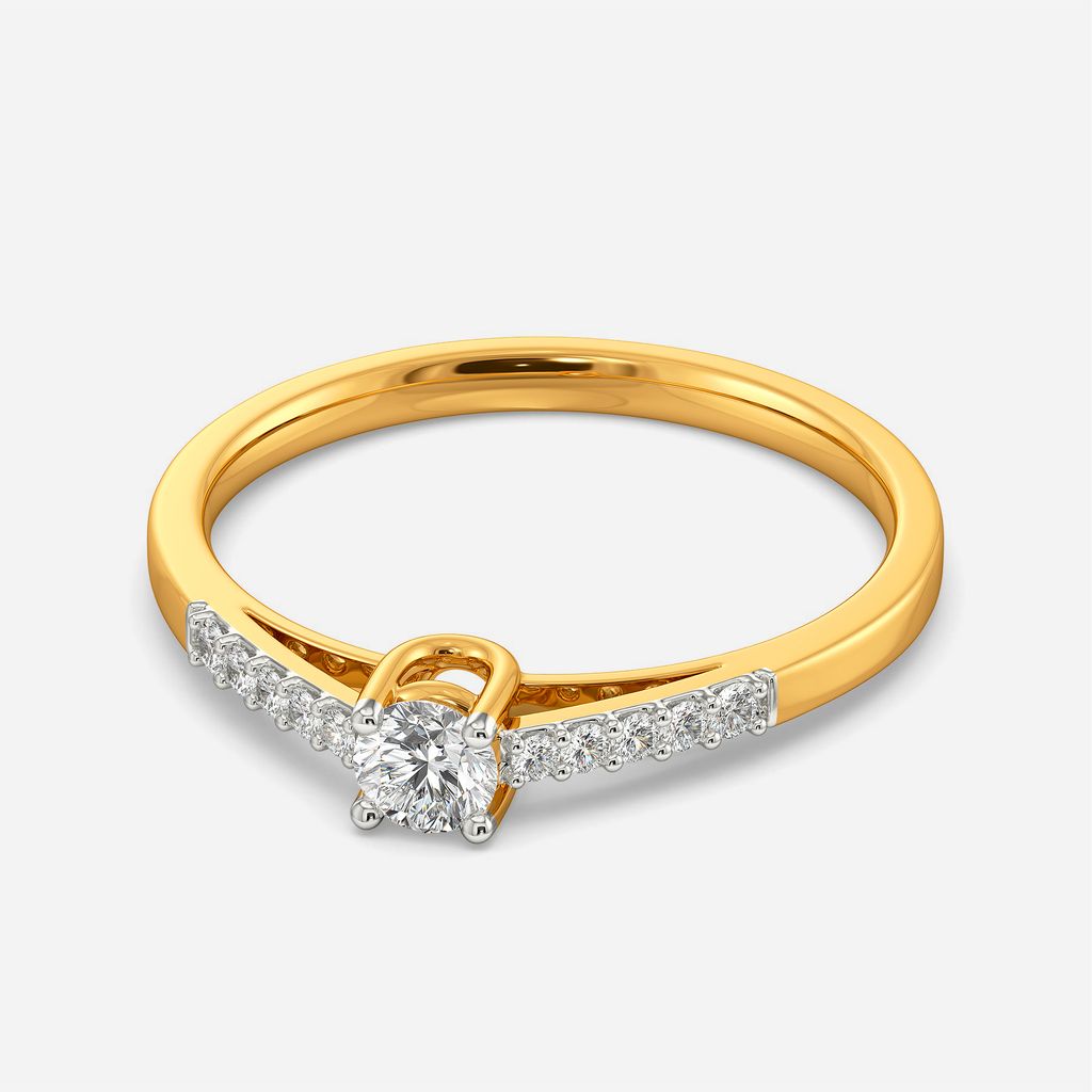 Solitaire Suave Diamond Rings alternate view 2
