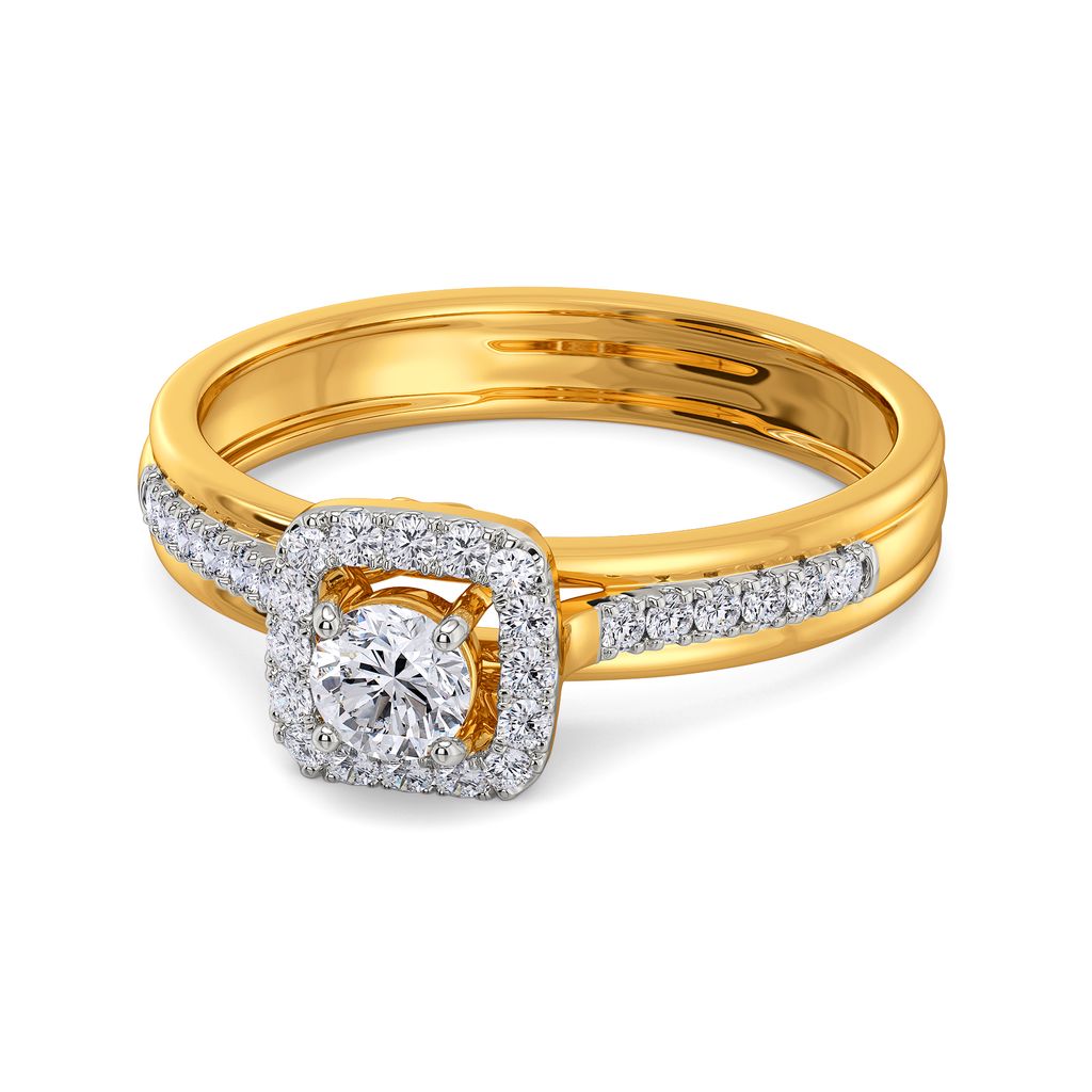 Solitaire Charm Diamond Rings alternate view 2