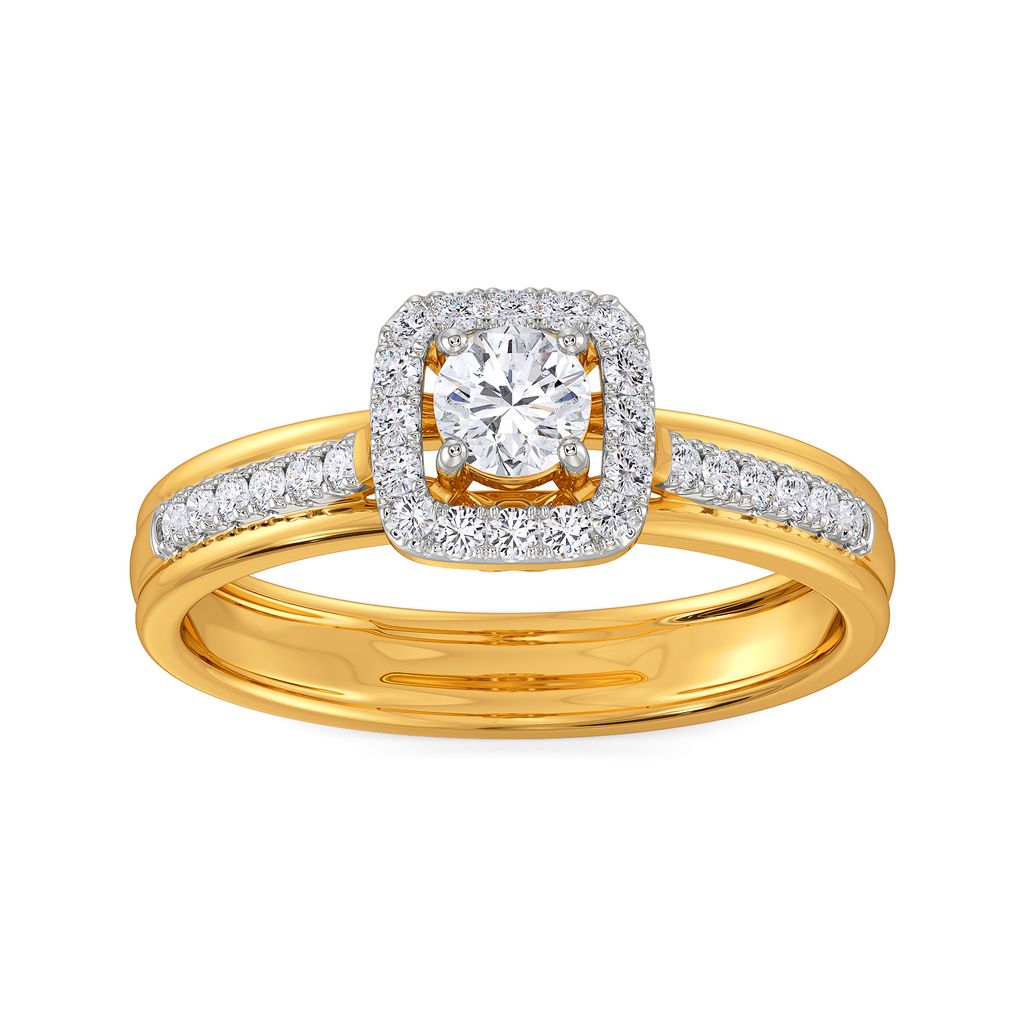 Solitaire Charm Diamond Rings alternate view 3