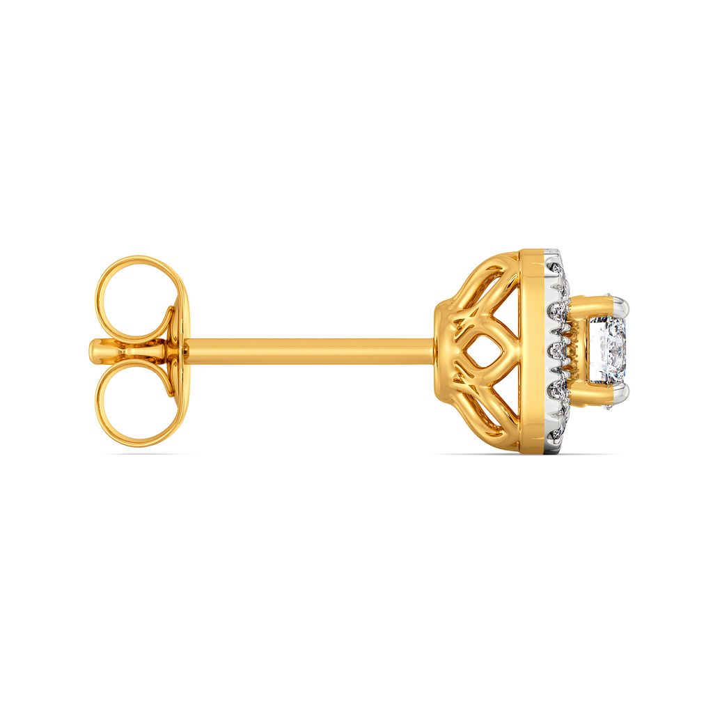 Square N Shine Diamond Earrings