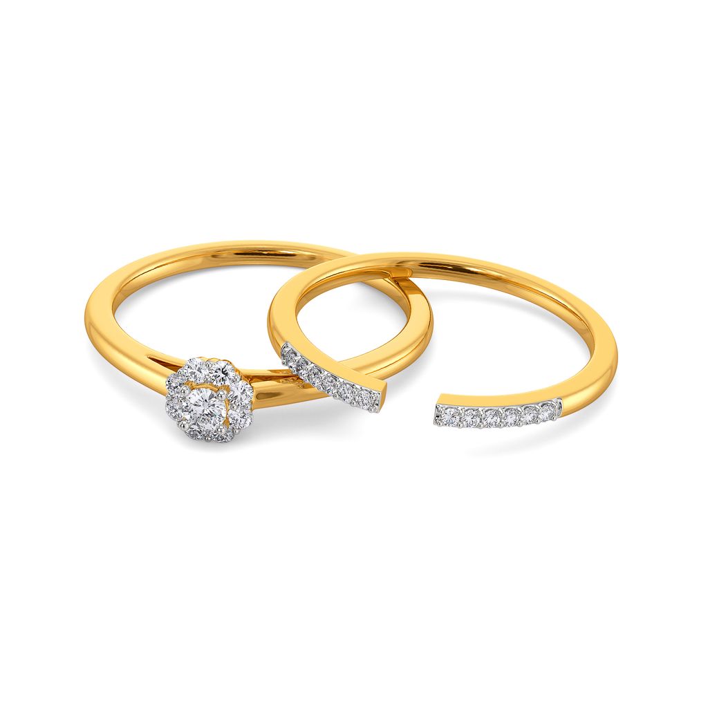Floret Flash Diamond Rings alternate view 2
