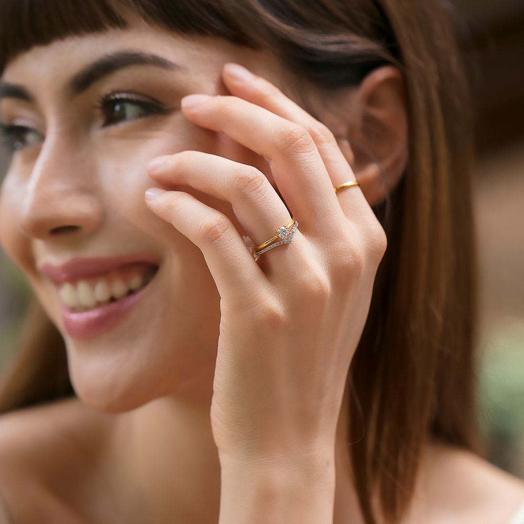 Grace Embraced Diamond Rings alternate view 1