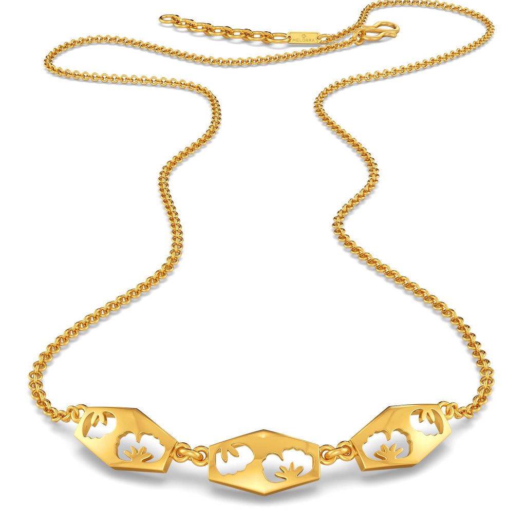Scarf Knots Gold Necklaces