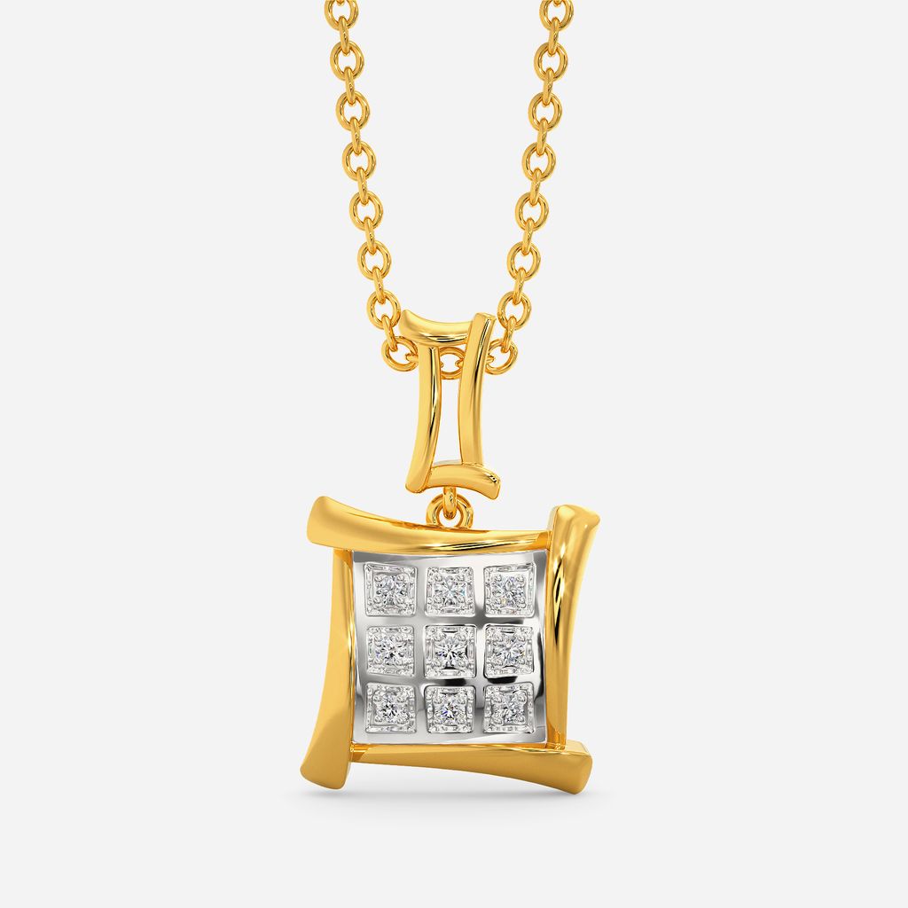 Iconic Detour Diamond Pendants