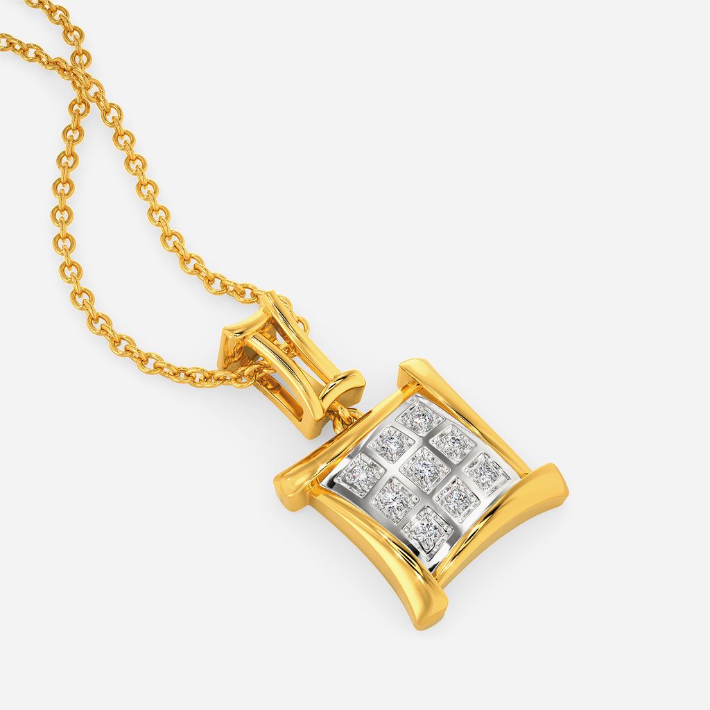 Iconic Detour Diamond Pendants