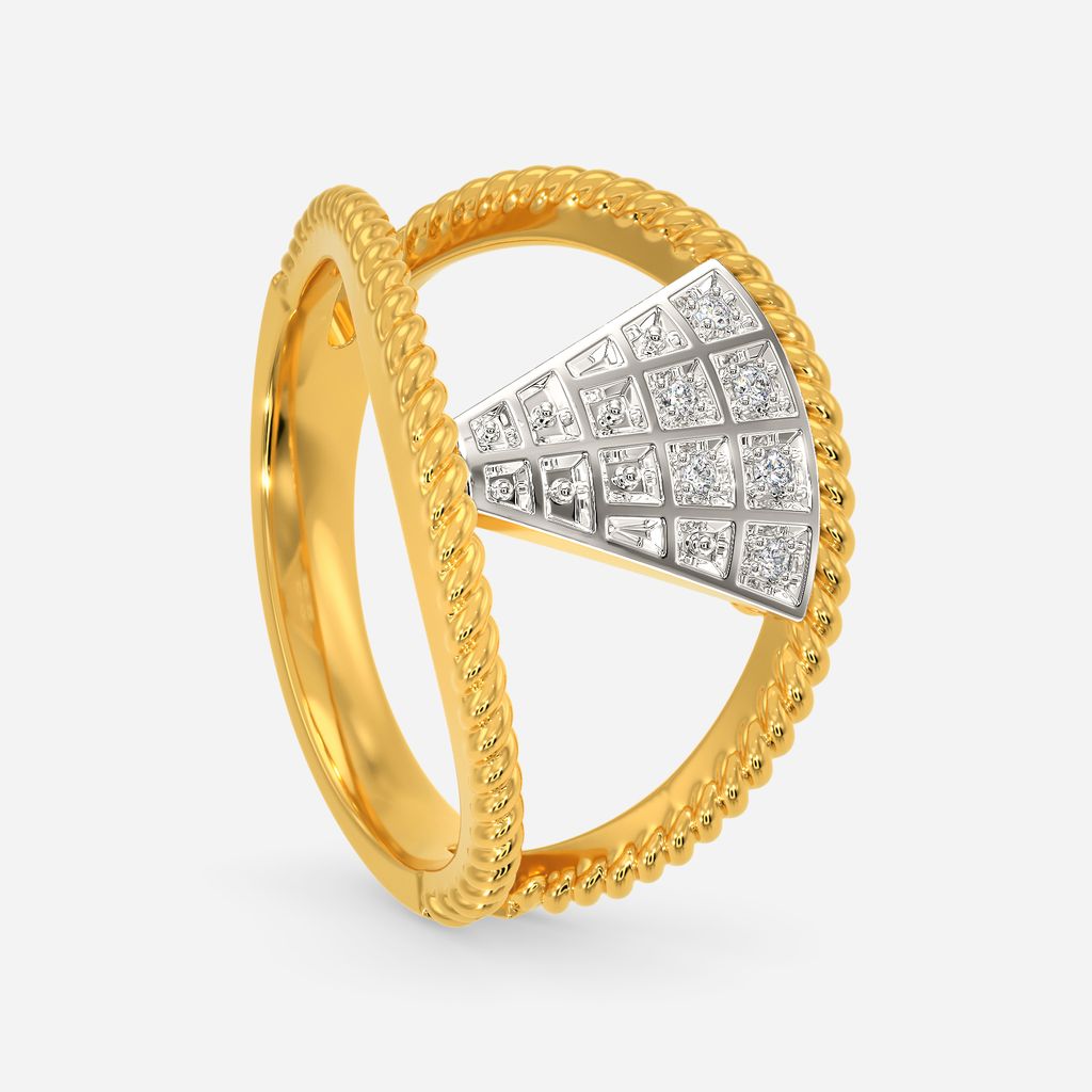 Retro Escape Diamond Rings image
