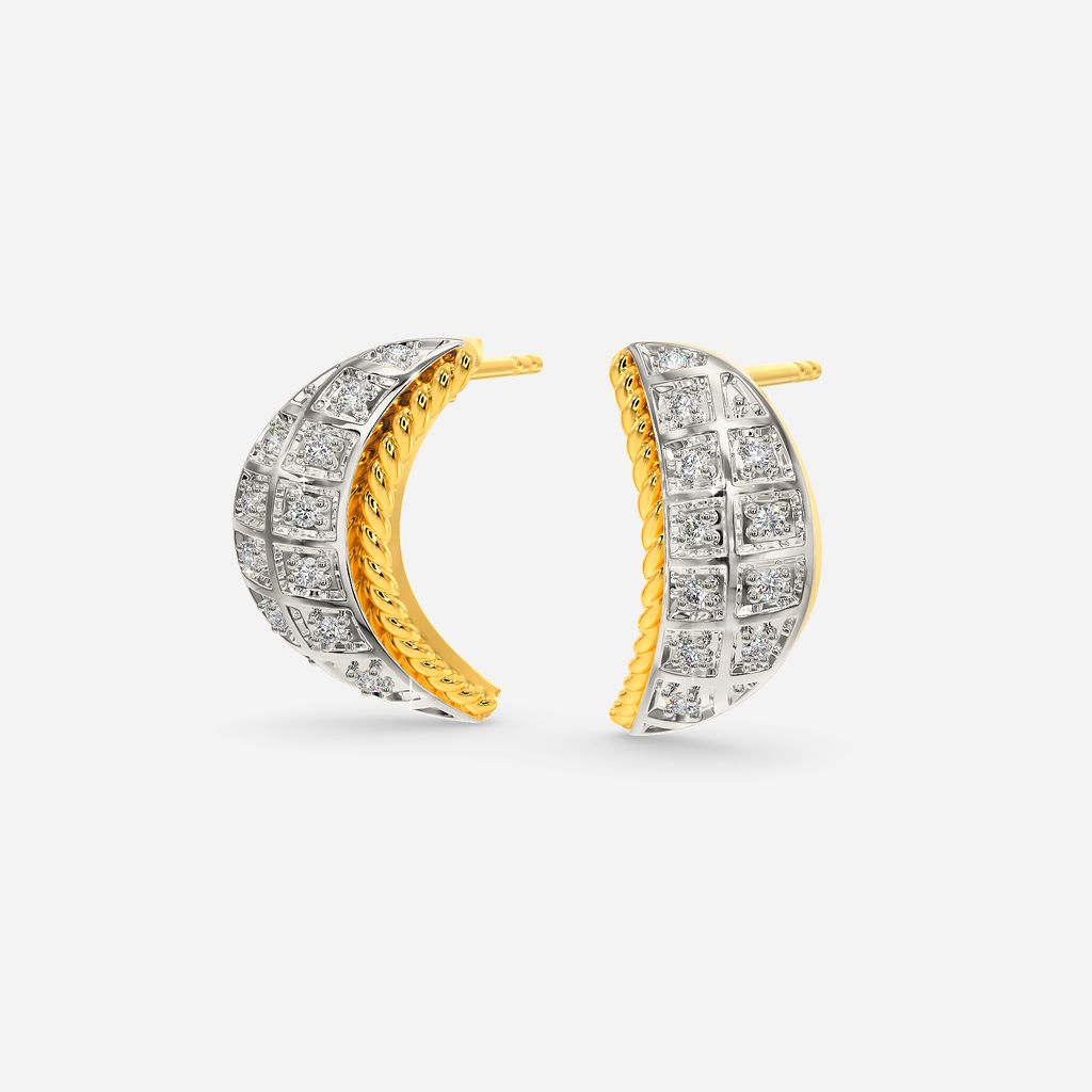 Peace O Sixties Diamond Earrings