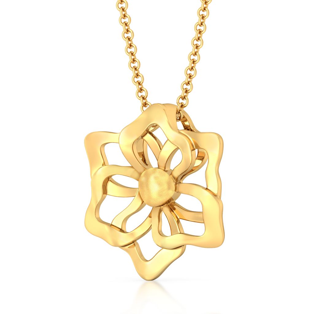 Sunny Side Up Gold Pendants