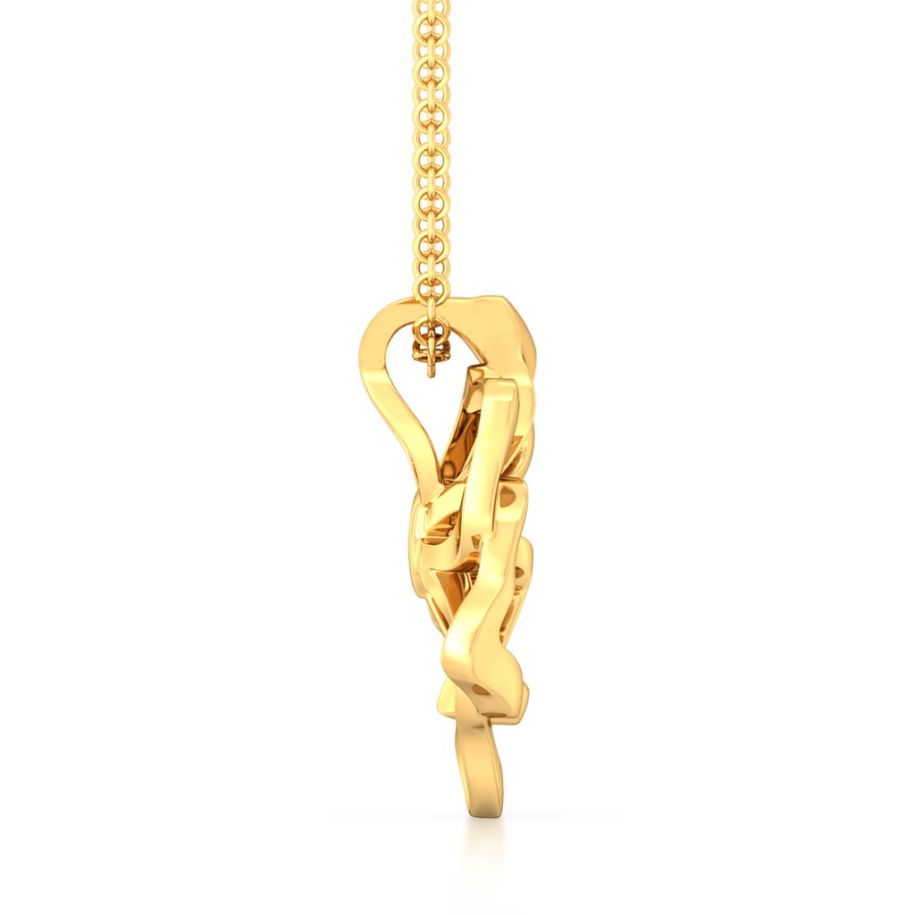 Sunny Side Up Gold Pendants