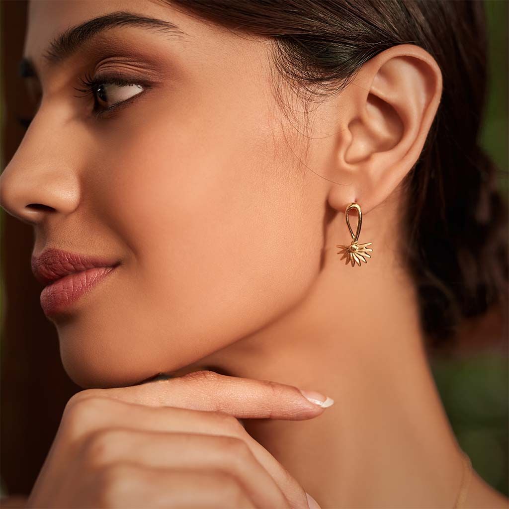 Brighter Than Sun Gold Earrings