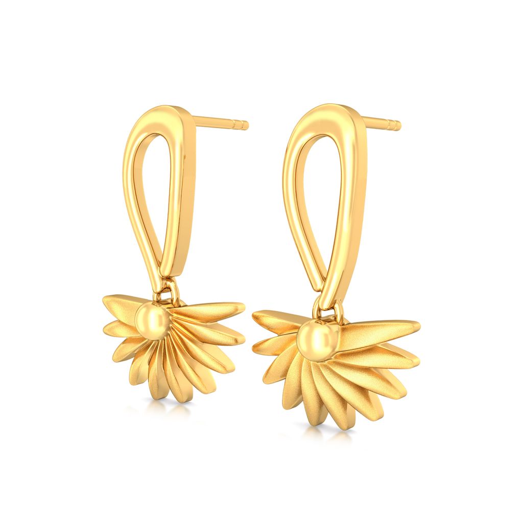 Brighter Than Sun Gold Earrings