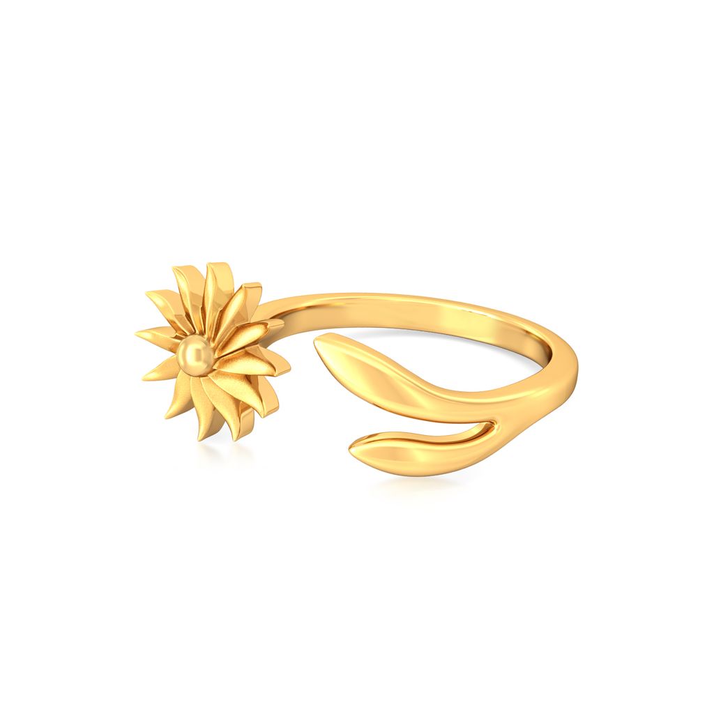 Pop of Sunshine Gold Rings image