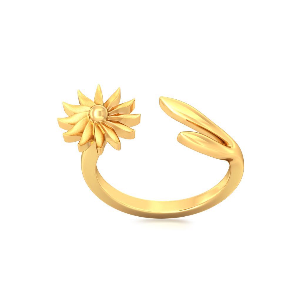 Pop of Sunshine Gold Rings alternate view 3
