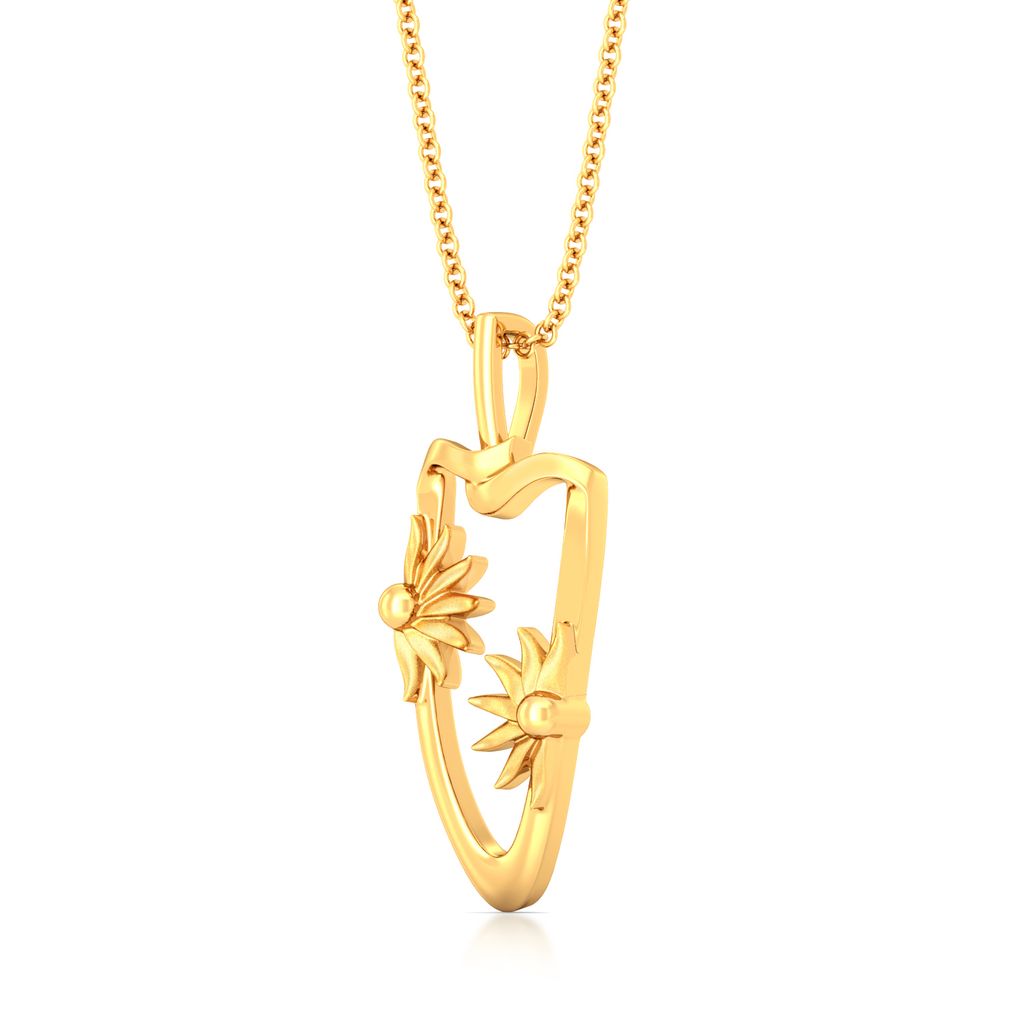 Pop of Sunshine Gold Pendants