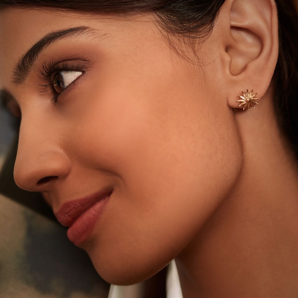 Pop of Sunshine Gold Earrings