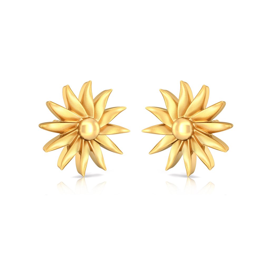 Pop of Sunshine Gold Earrings