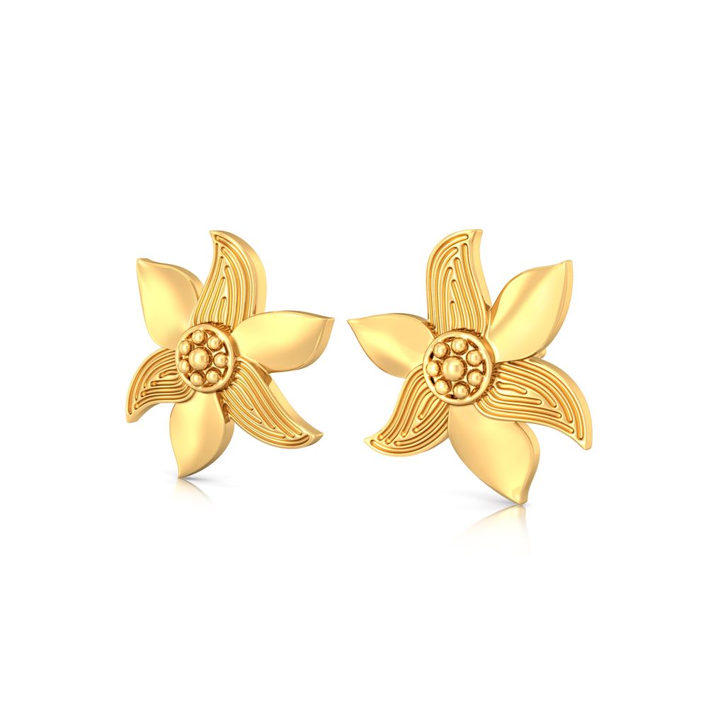 Mustard Musing Gold Earrings