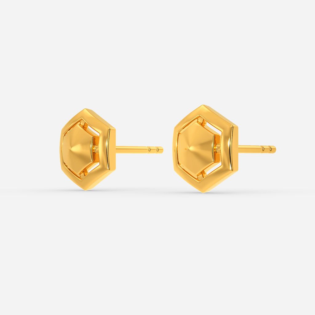 Viable Tomorrow Gold Earrings