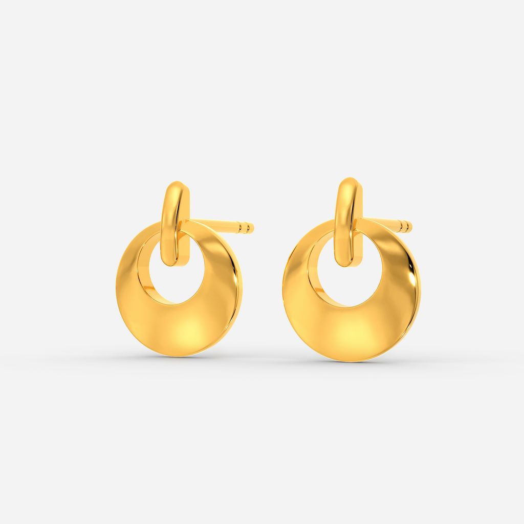 So Very Earthly Gold Earrings