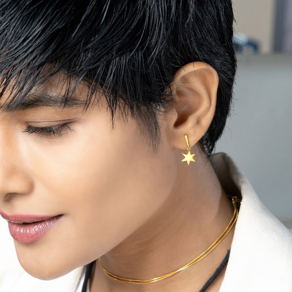 Eco Gen Gold Earrings