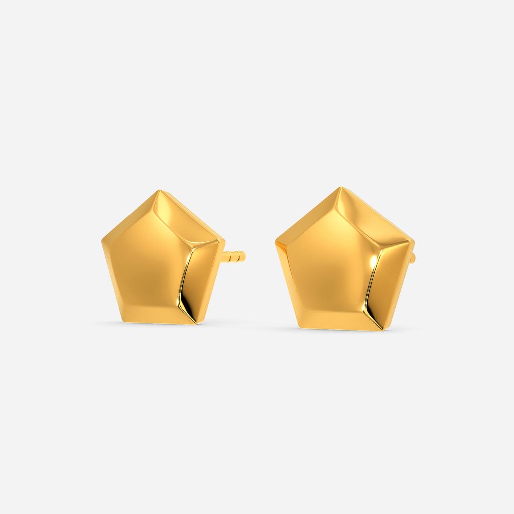 Re-Eco Gold Earrings