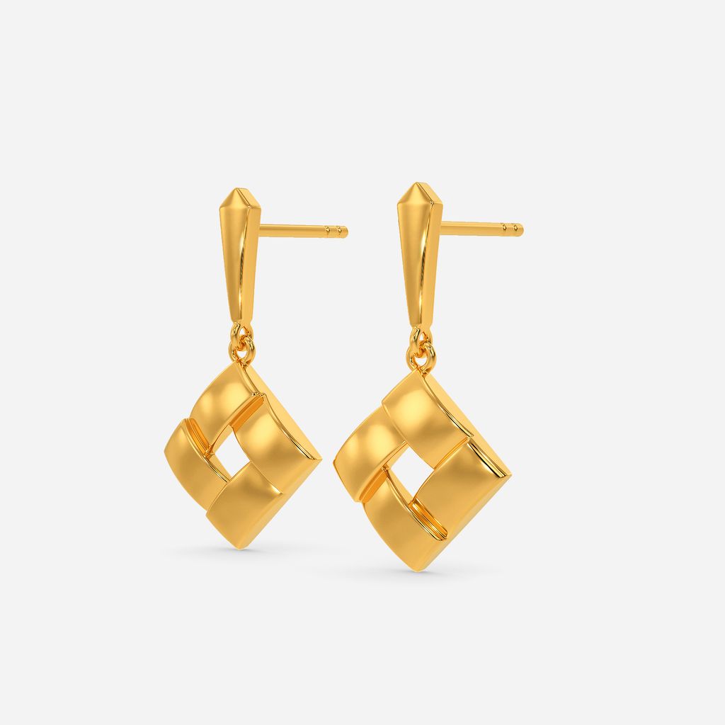 Soak In Nature Gold Earrings
