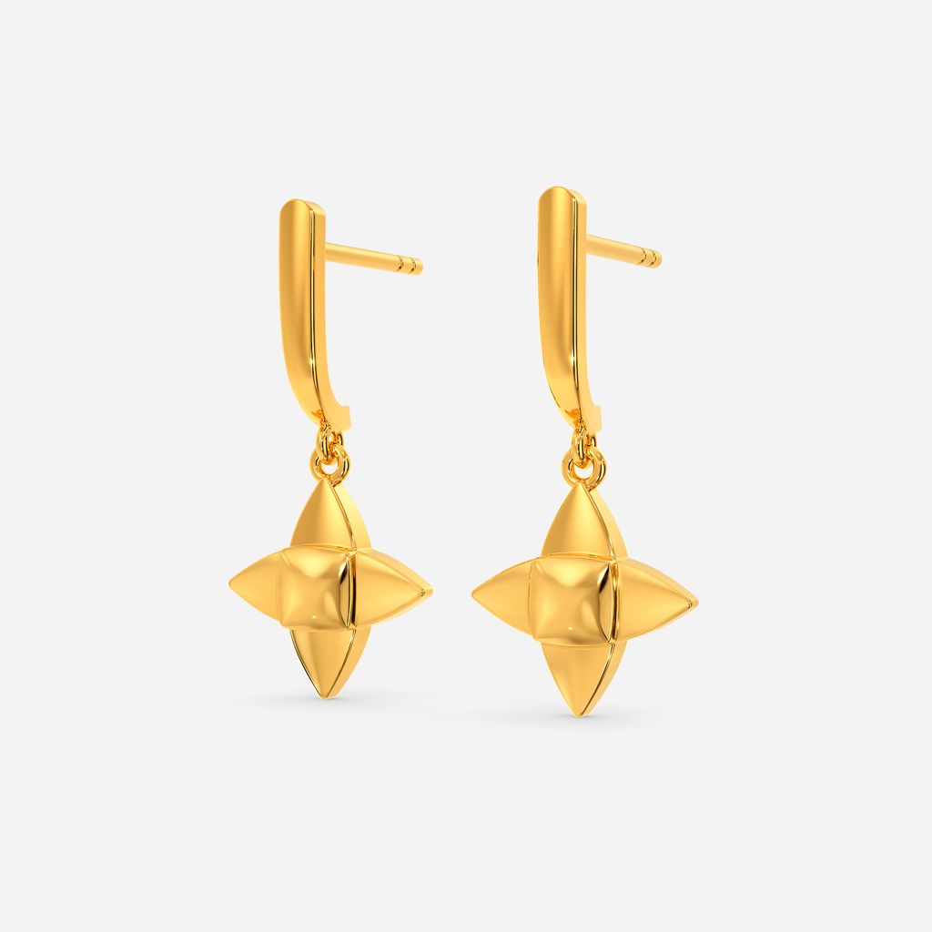 Sustain-In Petals Gold Earrings