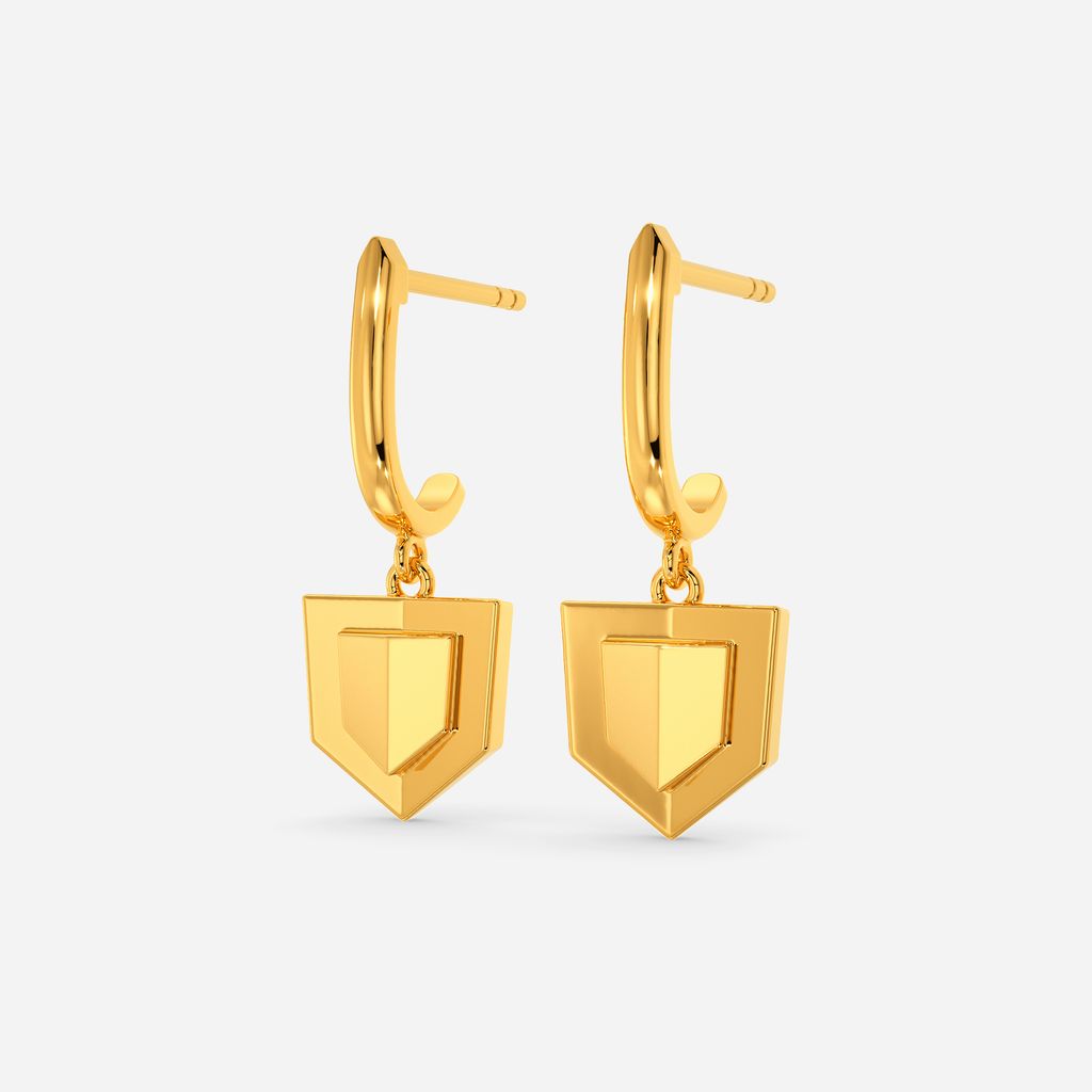 Impactful Steps Gold Earrings