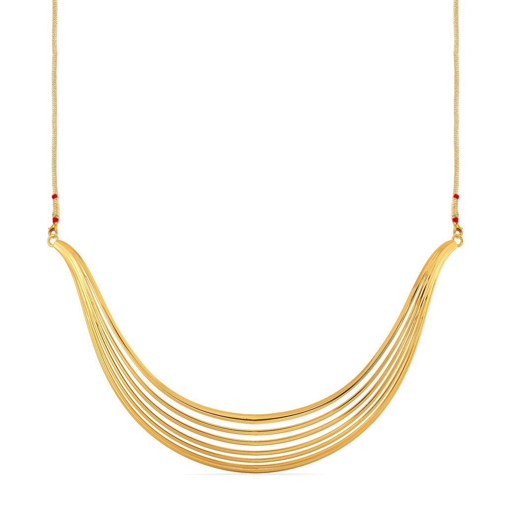 Drape a Shimmer Gold Necklaces