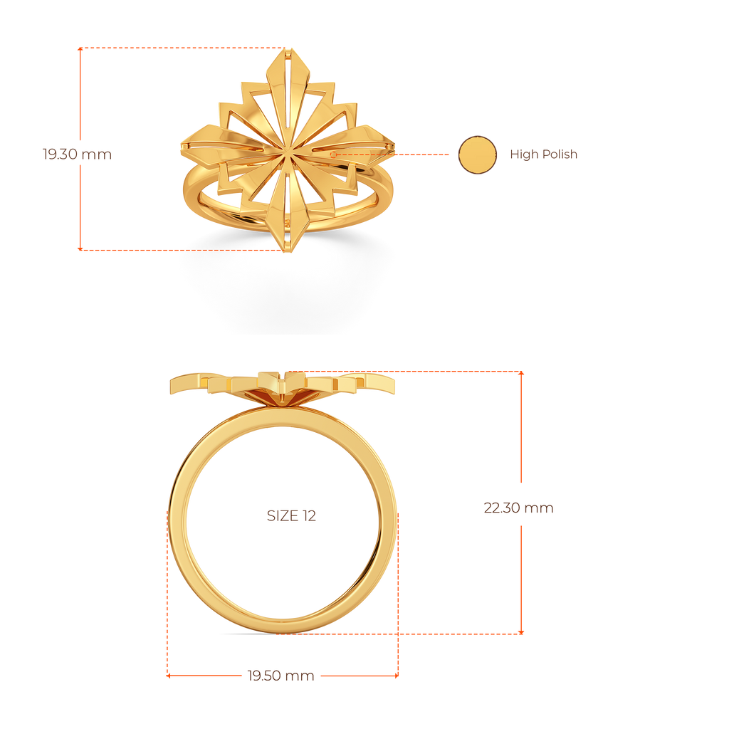 Moment of Sparkle Gold Rings image