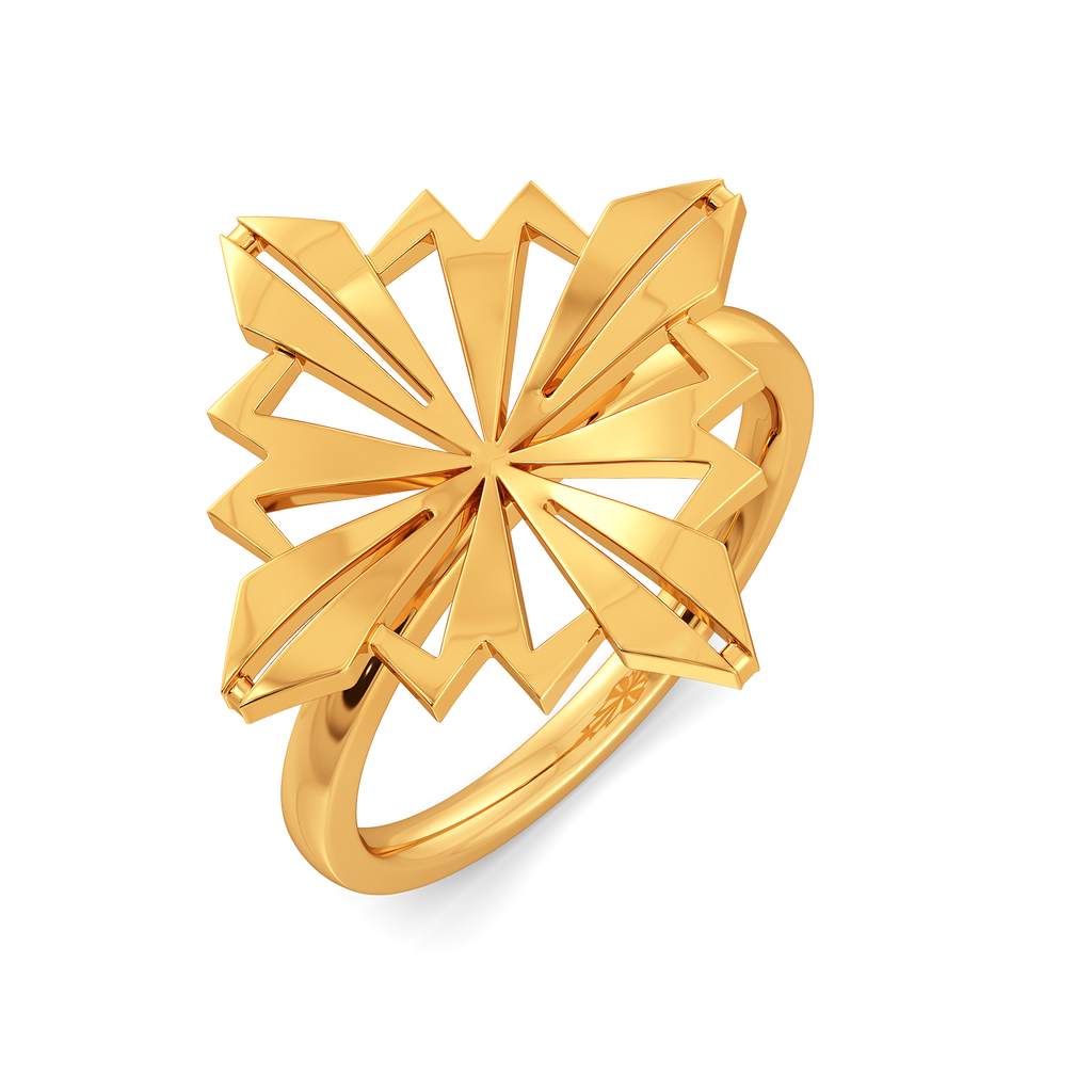 Moment of Sparkle Gold Rings