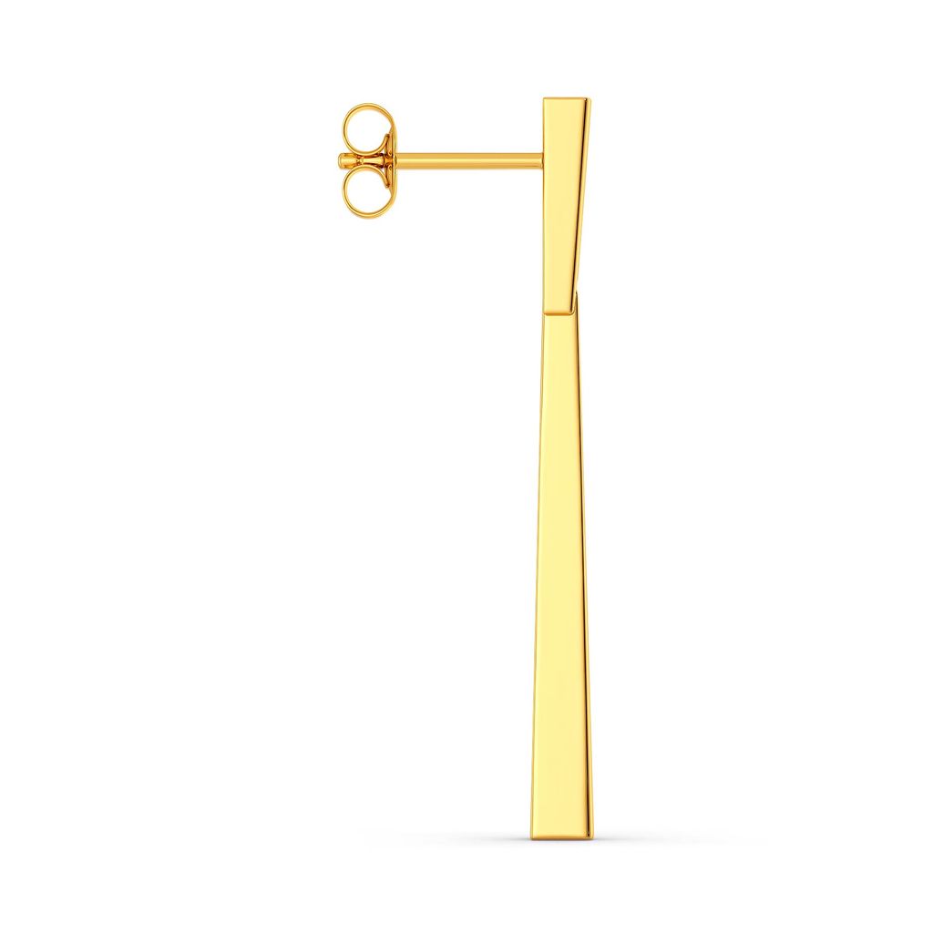 Flare Flair Gold Earrings