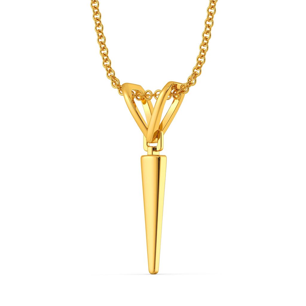 Flare Flair Gold Pendants