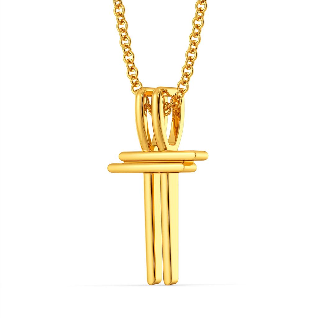 Lean Layers Gold Pendants