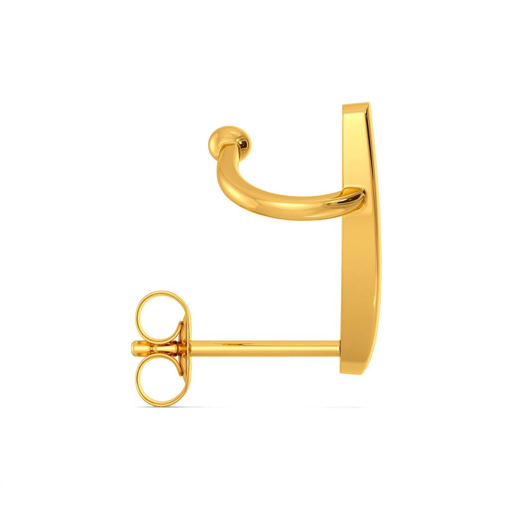 Lean Layers Gold Earrings