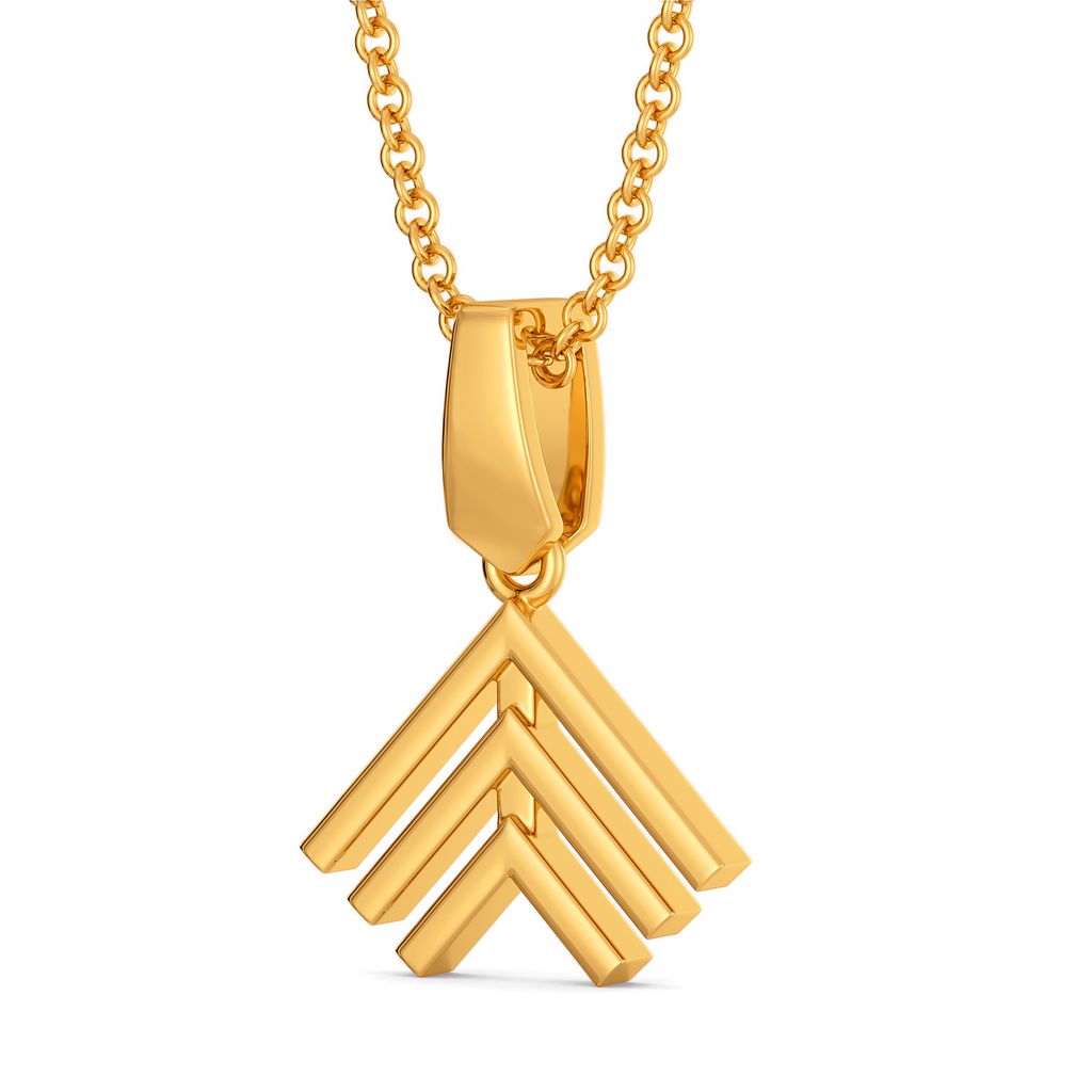 Seventies Collar Gold Pendants