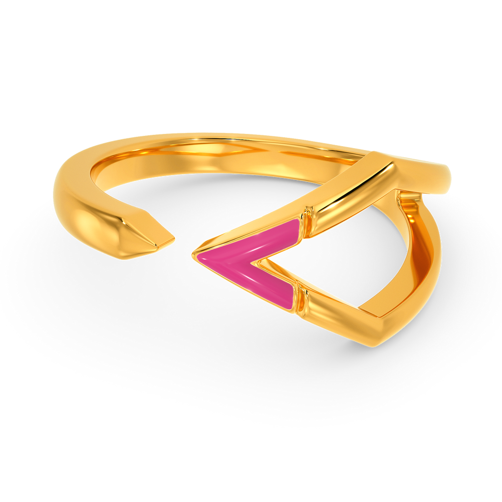 Fuchsia Fun Gold Rings alternate view 2