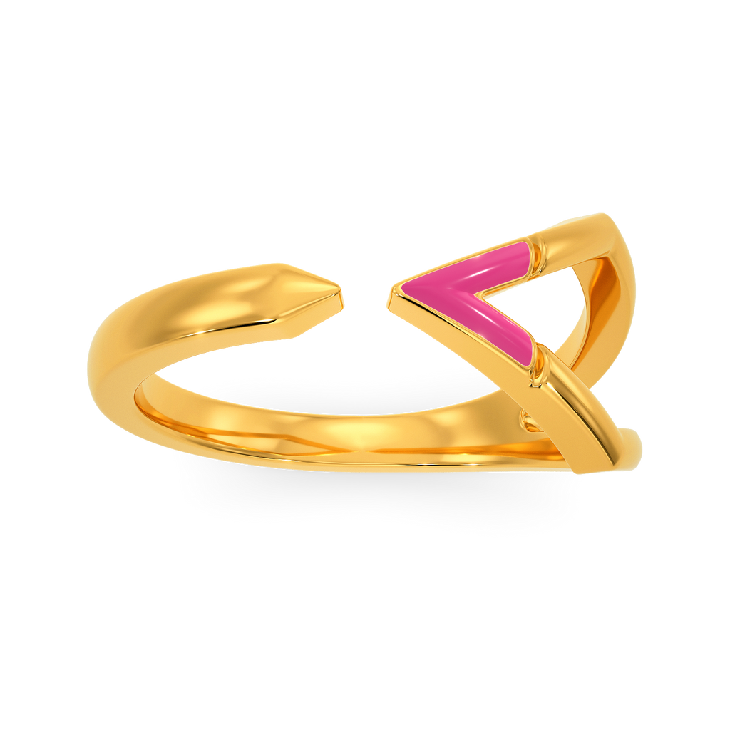 Fuchsia Fun Gold Rings alternate view 3