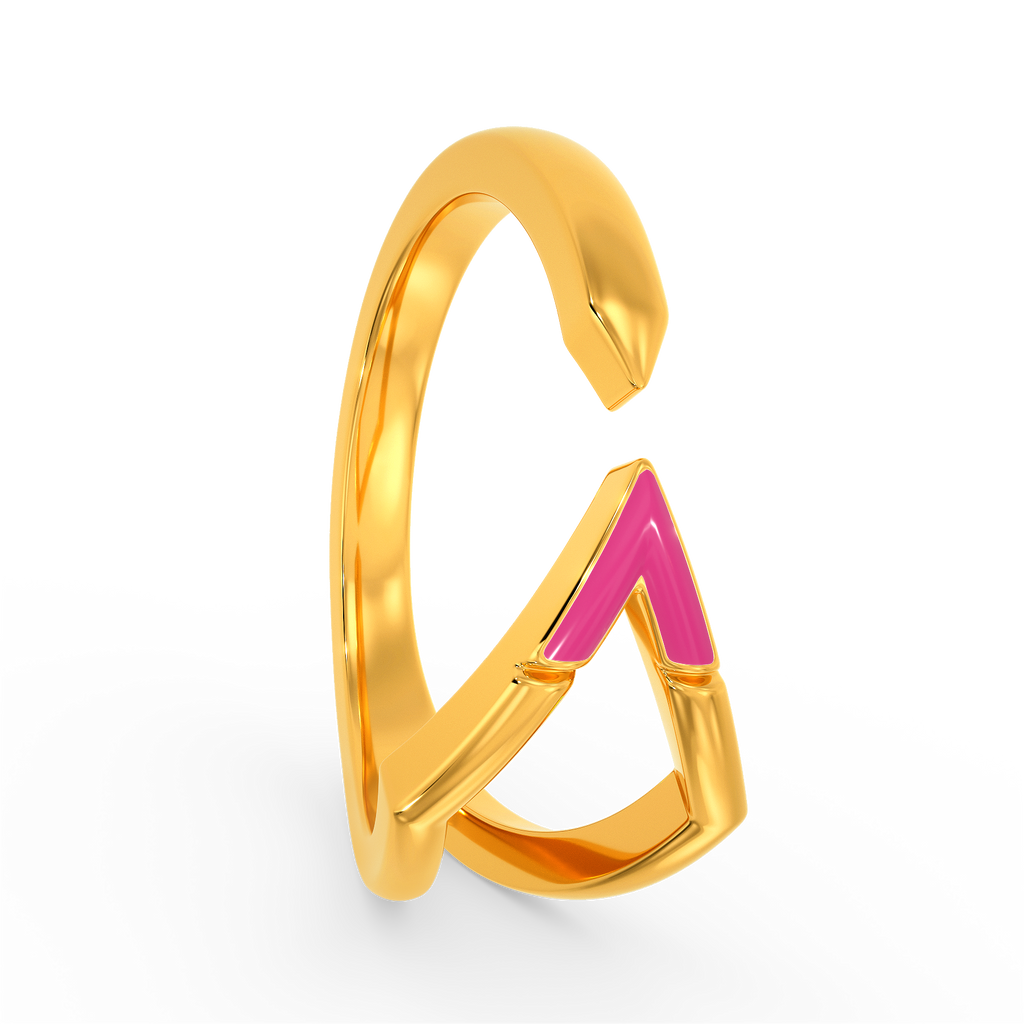 Fuchsia Fun Gold Rings image